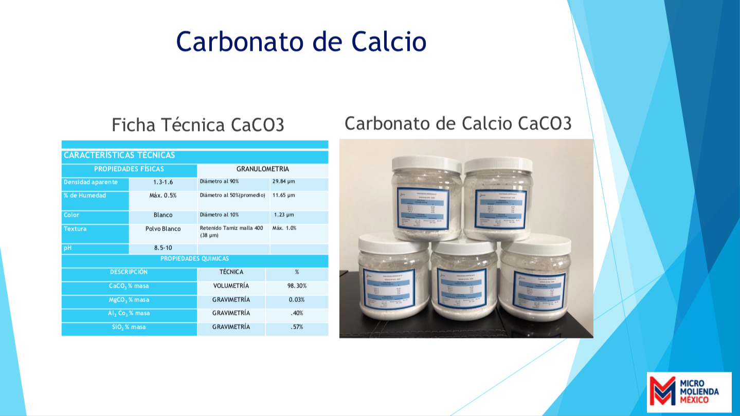 Carbonato Calcio  Quimica Industrial
